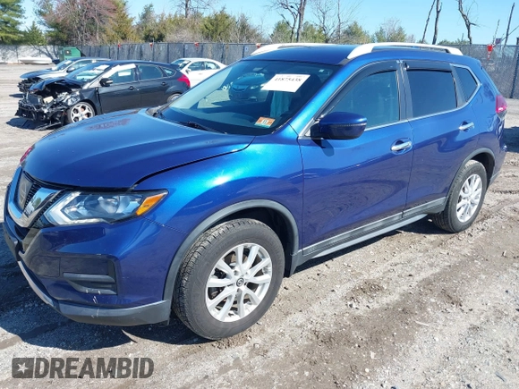 2017 Nissan Rogue SL with VIN 5N1AT2MV7HC884702, listed as a IAAI auction lot 41875438 with 107,738 mi miles. Bid and sale history available at carsss.com. Image 17.