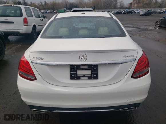 2018 Mercedes-Benz C 300 with VIN 55SWF4KB7JU281262, listed as a Copart auction lot 50634605 with 75,079 mi miles and Salvage Title. Bid and sale history available at DreamBid. Image 6.