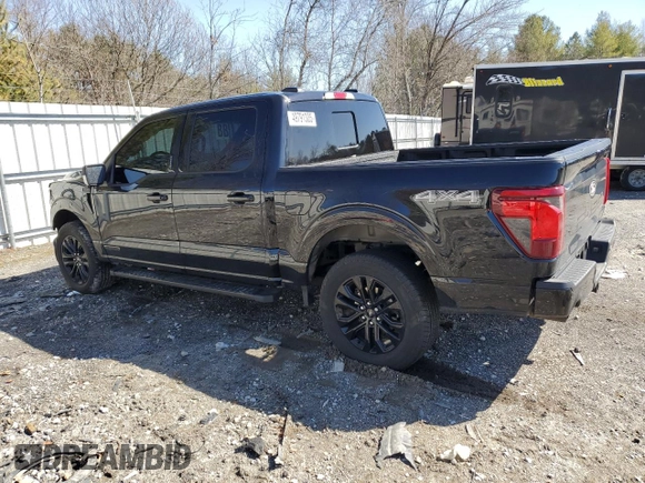 2024 Ford F-150 XLT with VIN 1FTFW3LD5RFB53704, listed as a Copart auction lot 49791305 with 5,972 mi miles and Salvage Title. Bid and sale history available at carsss.com. Image 2.