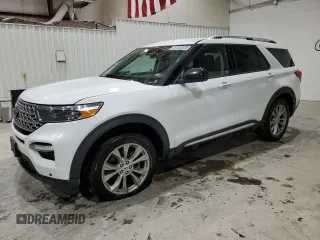2023 Ford Explorer Limited with VIN 1FMSK8FH3PGA57482, listed as a Copart auction lot 50698485 with 46,157 mi miles and Salvage Title. Bid and sale history available at carsss.com. Image 1.