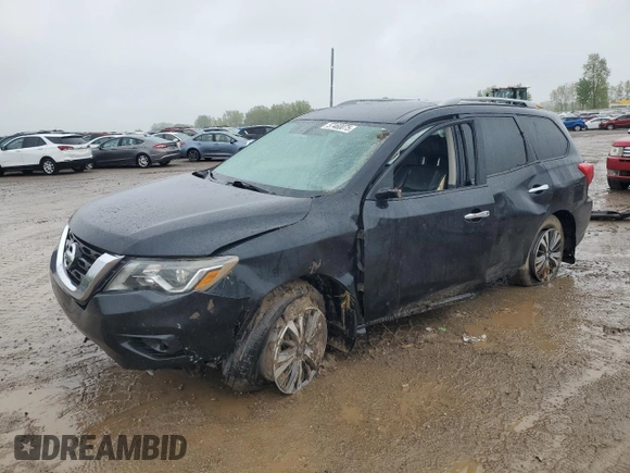 2017 Nissan Pathfinder SL with VIN 5N1DR2MM9HC611487, listed as a Copart auction lot 57460075 with Not provided miles and Clean title. Bid and sale history available at DreamBid. Image 1.