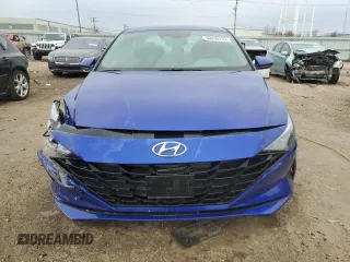 2022 Hyundai Elantra SEL with VIN KMHLM4AG4NU321006, listed as a Copart auction lot 50836235 with 45,307 mi miles and Salvage Title. Bid and sale history available at DreamBid. Image 5.