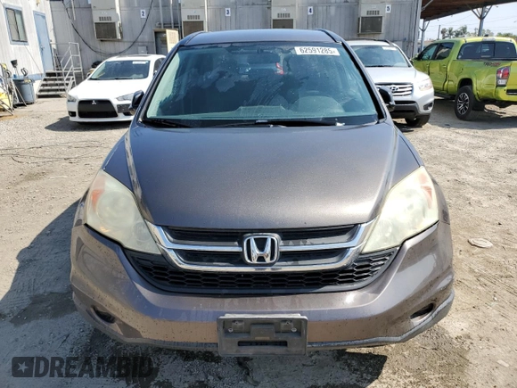 2010 Honda CR-V LX with VIN 5J6RE3H3XAL014202, listed as a Copart auction lot 62591285 with 166,706 mi miles and Salvage title. Bid and sale history available at DreamBid. Image 5.