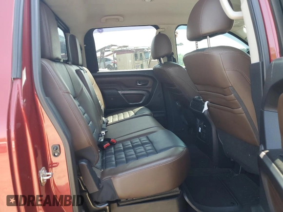 2016 Nissan Titan XD Platinum Reserve with VIN 1N6BA1F42GN501231, listed as a Copart auction lot 55454804 with 93,407 mi miles and Salvage Title. Bid and sale history available at carsss.com. Image 10.