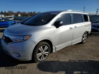 2012 Nissan Quest SL with VIN JN8AE2KP0C9045066, listed as a Copart auction lot 48028025 with 140,014 mi miles and Salvage Title. Bid and sale history available at carsss.com. Image 1.