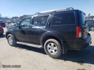 2012 Nissan Pathfinder LE with VIN 5N1AR1NN4CC641090, listed as a Copart auction lot 46046005 with 134,765 mi miles and Salvage Title. Bid and sale history available at carsss.com. Image 2.