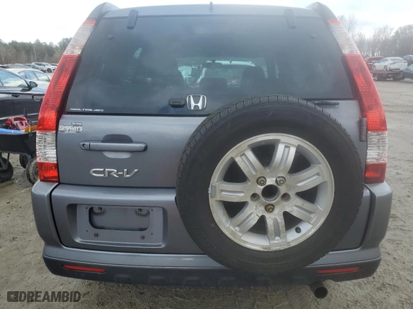 2006 Honda CR-V EX SE with VIN JHLRD78916C003281, listed as a Copart auction lot 52002325 with 35,303 mi miles and Clean Title. Bid and sale history available at carsss.com. Image 6.