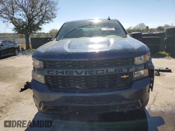 2020 Chevrolet Silverado 1500 Custom with VIN 3GCPWBEK2LG451904, listed as a Copart auction lot 45130395 with 95,767 mi miles and Salvage Title. Bid and sale history available at carsss.com. Image 5.