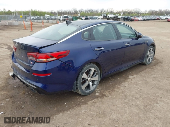 2019 Kia Optima LX with VIN 5XXGT4L38KG304763, listed as a IAAI auction lot 41977858 with 143,569 mi miles. Bid and sale history available at carsss.com. Image 4.