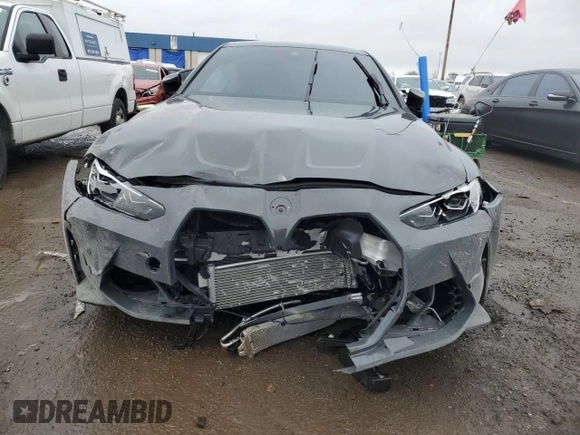 2024 BMW M4 Competition xDrive with VIN WBS43AZ05RCN59792, listed as a Copart auction lot 81781513 with 0 mi miles and Salvage Title. Bid and sale history available at carsss.com. Image 5.