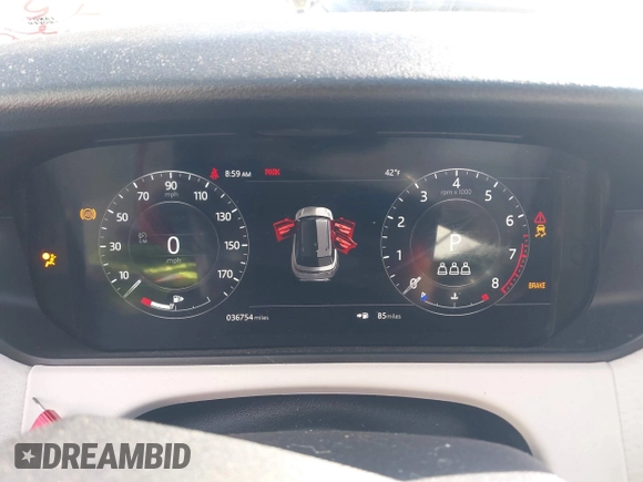 2020 Land Rover Range Rover Velar R-Dynamic S с VIN SALYK2FV7LA249589, выставлен на аукционе IAAI как лот 41711583 с пробегом 36 754 миль миль и . История ставок и продаж доступна на DreamBid. Изображение 7.