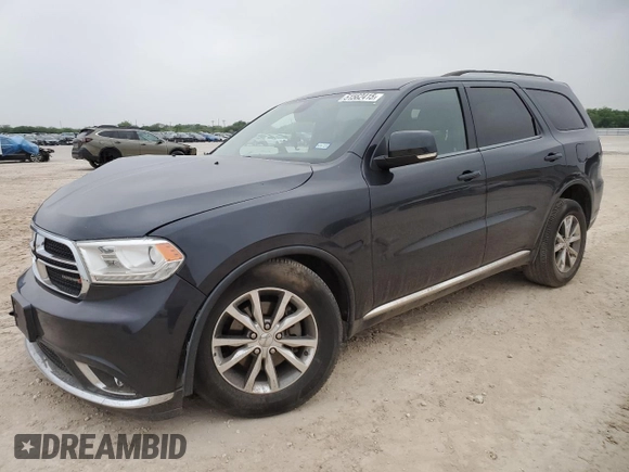 2014 Dodge Durango Limited with VIN 1C4RDHDG1EC551383, listed as a Copart auction lot 51562415 with 166,971 mi miles and Salvage title. Bid and sale history available at DreamBid. Image 1.