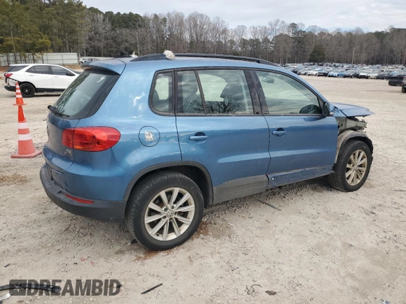 2017 Volkswagen Tiguan S with VIN WVGBV7AX2HK046312, listed as a Copart auction lot 42393295 with 94,814 mi miles and Salvage Title. Bid and sale history available at DreamBid. Image 3.