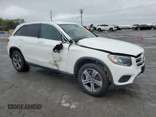 2019 Mercedes-Benz GLC 300 with VIN WDC0G4JB7KV145040, listed as a Copart auction lot 51898355 with 46,057 mi miles and Salvage title. Bid and sale history available at DreamBid. Image 4.