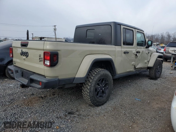 2022 Jeep Gladiator Willys with VIN 1C6JJTAM1NL167355, listed as a Copart auction lot 89052495 with 11,378 mi miles and Clean Title. Bid and sale history available at carsss.com. Image 3.