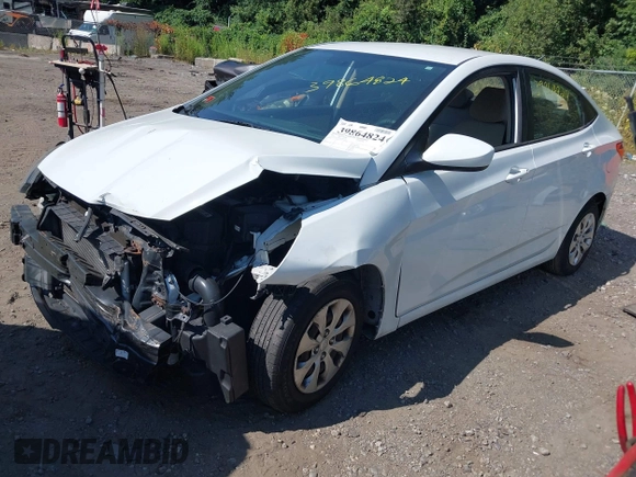 2016 Hyundai Accent SE with VIN KMHCT4AEXGU954727, listed as a IAAI auction lot 39864824 with Not Provided miles and . Bid and sale history available at DreamBid. Image 18.