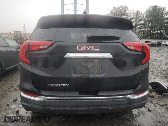 2018 GMC Terrain SLT with VIN 3GKALPEV2JL338226, listed as a Copart auction lot 82386644 with 92,284 mi miles and Salvage Title. Bid and sale history available at DreamBid. Image 6.