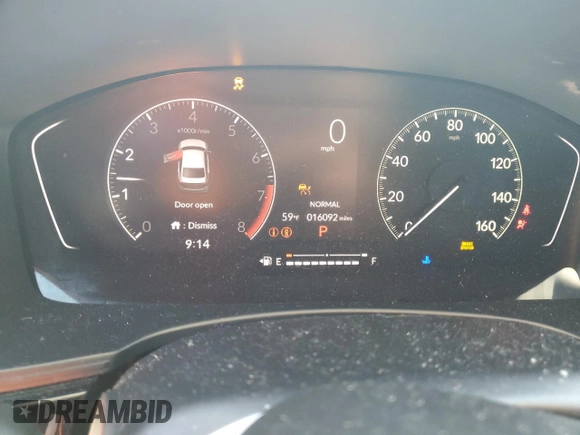 2022 Honda Civic Sport z VIN 2HGFE2F53NH592492, wystawiony jako Copart lot #49188085 z przebiegiem 16 092 mil mil oraz Szkoda całkowita • Salvage title. Historia ofert i sprzedaży dostępna na DreamBid. Obrazek 9.
