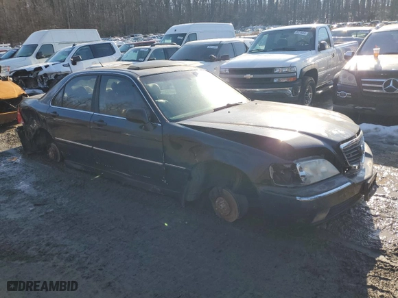 2002 Acura RL with VIN JH4KA96512C002952, listed as a Copart auction lot 42404275 with NaN miles and Salvage Title. Bid and sale history available at carsss.com. Image 4.