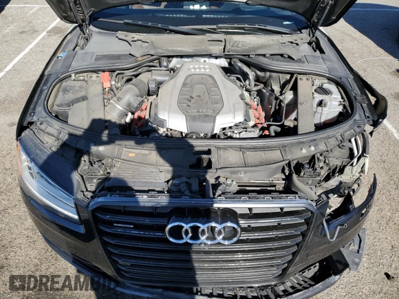 2016 Audi A8 3.0T with VIN WAU34AFD8GN009945, listed as a Copart auction lot 88804115 with 102,341 mi miles and Salvage Title. Bid and sale history available at DreamBid. Image 11.