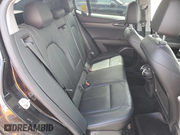 2019 Alfa Romeo Stelvio Ti with VIN ZASPAKBN1K7C67083, listed as a Copart auction lot 53003565 with 65,140 mi miles and Salvage title. Bid and sale history available at DreamBid. Image 11.