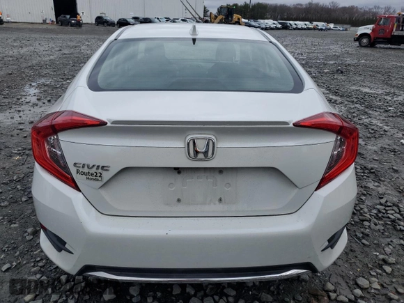 2019 Honda Civic Sedan EX with VIN JHMFC1F3XKX006440, listed as a Copart auction lot 49570025 with 75,621 mi miles and Salvage Title. Bid and sale history available at carsss.com. Image 6.