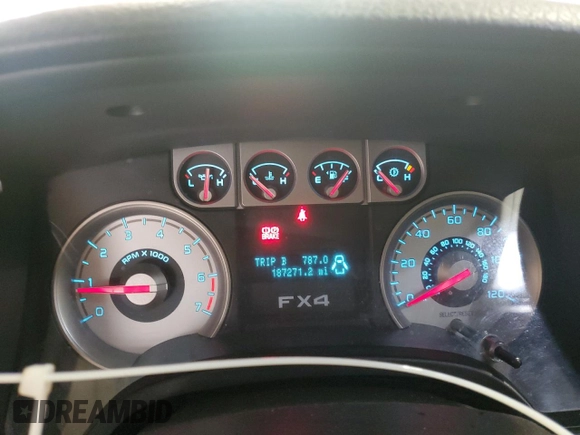 2009 Ford F-150 XL with VIN 1FTPW14V89KC53710, listed as a Copart auction lot 53499825 with 187,271 mi miles and Salvage Title. Bid and sale history available at carsss.com. Image 9.