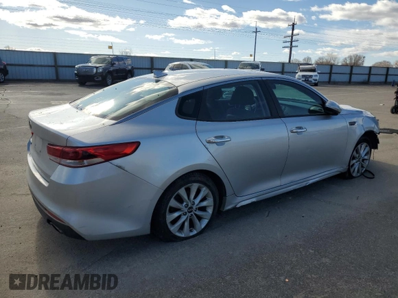 2017 Kia Optima LX with VIN 5XXGT4L31HG139163, listed as a Copart auction lot 46592635 with 119,365 mi miles and Salvage Title. Bid and sale history available at carsss.com. Image 3.