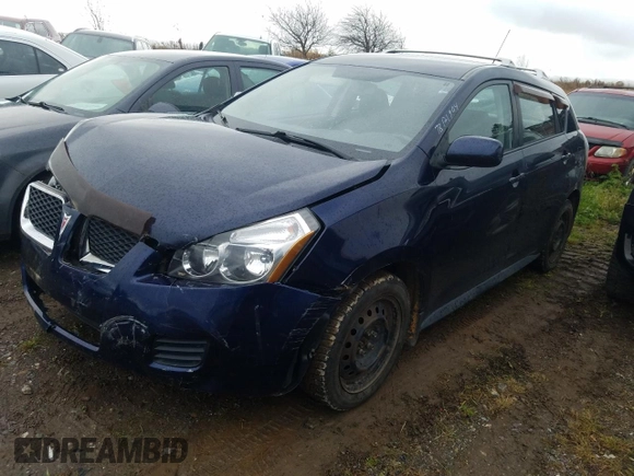 2010 Pontiac Vibe w/1SA with VIN 5Y2SP6E85AZ409436, listed as a Copart auction lot 78121904 with 104,354 mi miles and Salvage Title. Bid and sale history available at carsss.com. Image 1.