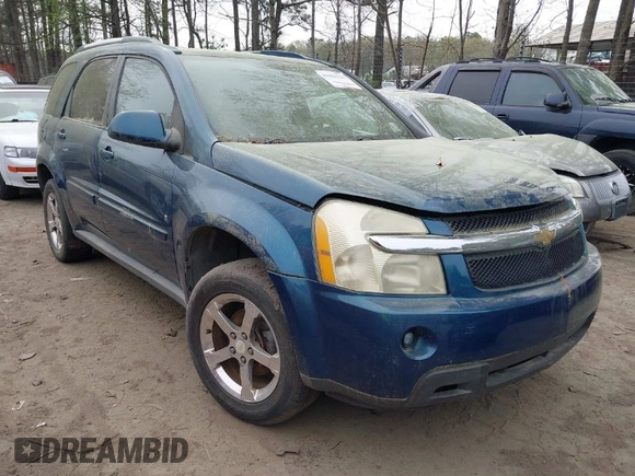 2007 Chevrolet Equinox LT with VIN 2CNDL73F776106718, listed as a IAAI auction lot 41963122 with 266,044 mi miles. Bid and sale history available at carsss.com. Image 1.
