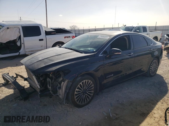 2018 Ford Fusion Hybrid Titanium with VIN 3FA6P0RU5JR247839, listed as a Copart auction lot 37485033 with 86,045 mi miles. Bid and sale history available at carsss.com. Image 1.