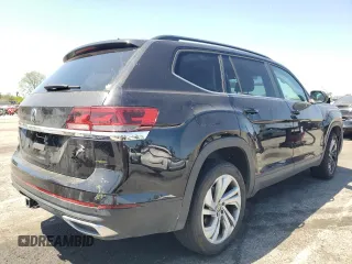2022 Volkswagen Atlas SE with VIN 1V2JR2CA4NC515503, listed as a Copart auction lot 57898755 with 27,023 mi miles and Salvage title. Bid and sale history available at DreamBid. Image 3.