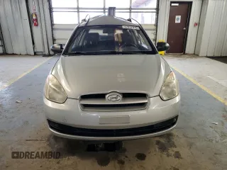 2008 Hyundai Accent GS with VIN KMHCM36C88U091524, listed as a Copart auction lot 47637975 with 0 mi miles and Salvage Title. Bid and sale history available at carsss.com. Image 5.
