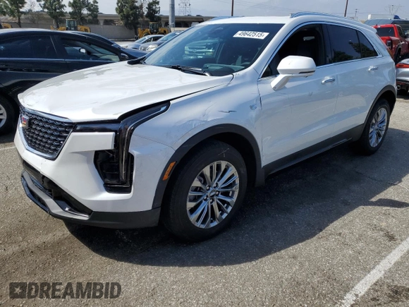 2025 Cadillac XT4 FWD Premium Luxury with VIN 1GYFZCR45SF120216, listed as a Copart auction lot 49642515 with Not provided miles and Salvage title. Bid and sale history available at DreamBid. Image 1.