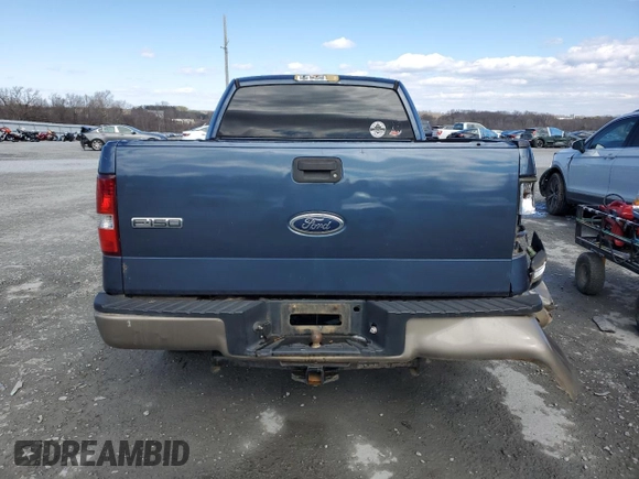 2005 Ford F-150 XLT with VIN 1FTPX12555NA75795, listed as a Copart auction lot 45660345 with 273,069 mi miles and Salvage Title. Bid and sale history available at carsss.com. Image 6.