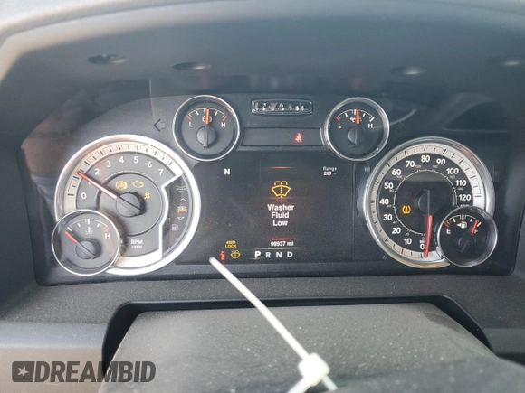 2016 Ram 1500 Big Horn with VIN 1C6RR7LT5GS249511, listed as a Copart auction lot 51928535 with 99,937 mi miles and Salvage title. Bid and sale history available at DreamBid. Image 9.