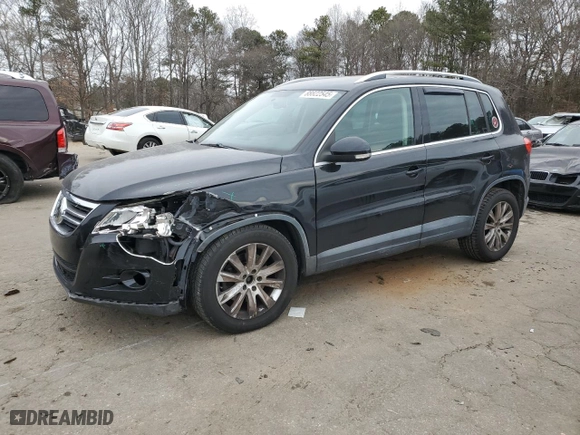 2009 Volkswagen Tiguan S with VIN WVGAV75N49W525409, listed as a Copart auction lot 88822545 with 154,228 mi miles and Salvage Title. Bid and sale history available at carsss.com. Image 1.