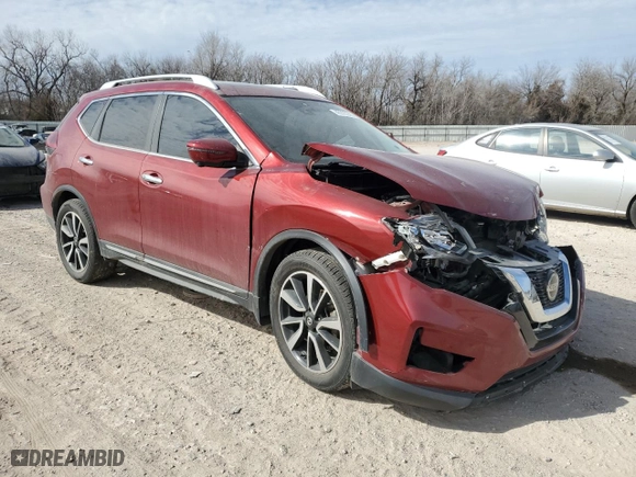 2019 Nissan Rogue SL with VIN 5N1AT2MT2KC738925, listed as a Copart auction lot 46929245 with 92,928 mi miles and Salvage Title. Bid and sale history available at carsss.com. Image 4.