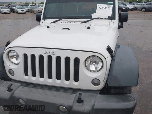 2016 Jeep Wrangler Unlimited Sport RHD with VIN 1C4BJWKG8GL271450, listed as a IAAI auction lot 42484670 with 20,364 mi miles and . Bid and sale history available at DreamBid. Image 12.