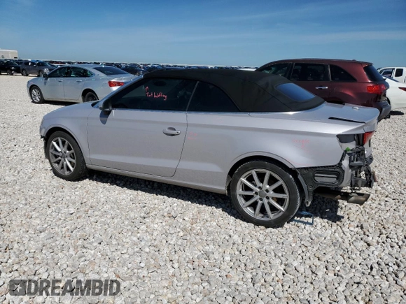 2015 Audi A3 1.8T Premium Plus with VIN WAU5CLFFXF1042234, listed as a Copart auction lot 50763574 with 118,751 mi miles. Bid and sale history available at carsss.com. Image 2.