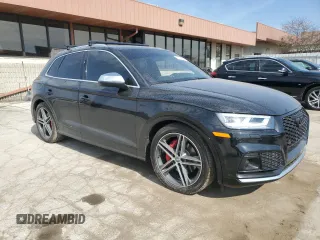 2018 Audi SQ5 Prestige with VIN WA1C4AFY2J2094919, listed as a Copart auction lot 53244495 with Not Provided miles and Salvage Title. Bid and sale history available at DreamBid. Image 4.