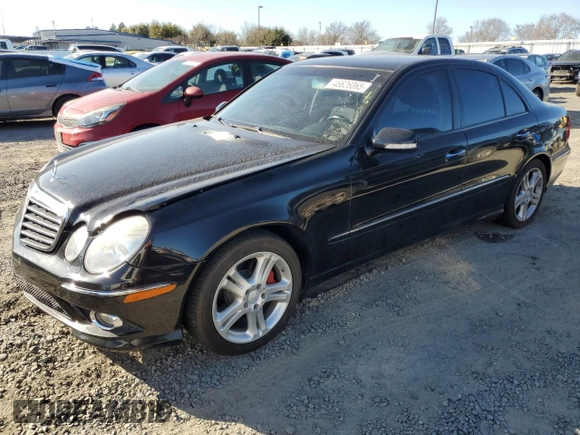 2009 Mercedes-Benz E-Class Luxury 3.5L with VIN WDBUF56X59B363055, listed as a Copart auction lot 46626065 with 68,269 mi miles and Salvage Title. Bid and sale history available at carsss.com. Image 1.