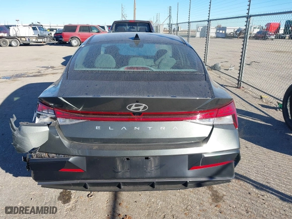 2025 Hyundai Elantra SEL Convenience with VIN KMHLS4DGXSU861568, listed as a IAAI auction lot 41073819 with 7,313 mi miles. Bid and sale history available at carsss.com. Image 16.
