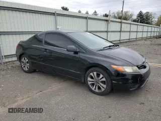 2007 Honda Civic Cpe LX with VIN 2HGFG12667H519574, listed as a Copart auction lot 53802175 with 156,354 mi miles and Salvage Title. Bid and sale history available at carsss.com. Image 4.