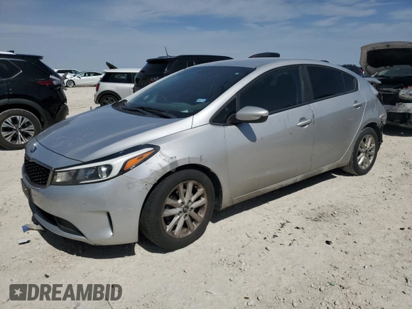 2017 Kia Forte S with VIN 3KPFL4A76HE117377, listed as a Copart auction lot 47754725 with 101,836 mi miles and Salvage Title. Bid and sale history available at DreamBid. Image 1.