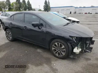 2014 Honda Civic Sedan EX with VIN 19XFB2F87EE234129, listed as a Copart auction lot 53420015 with 111,733 mi miles and Salvage Title. Bid and sale history available at carsss.com. Image 4.