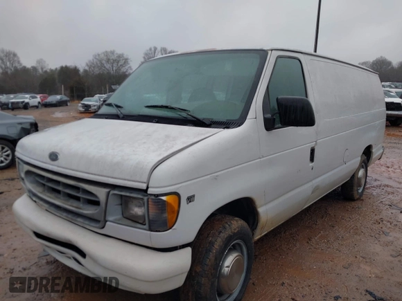 2000 Ford Econoline Cargo with VIN 1FTNS24L1YHB02162, listed as a IAAI auction lot 41559752 with 117,494 mi miles and . Bid and sale history available at DreamBid. Image 2.