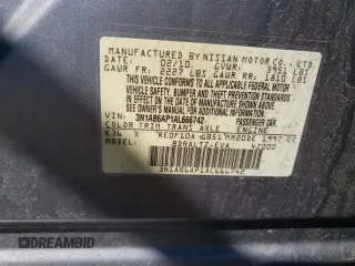 2010 Nissan Sentra SR with VIN 3N1AB6AP1AL666742, listed as a Copart auction lot 53073935 with 131,726 mi miles and Salvage Title. Bid and sale history available at DreamBid. Image 12.