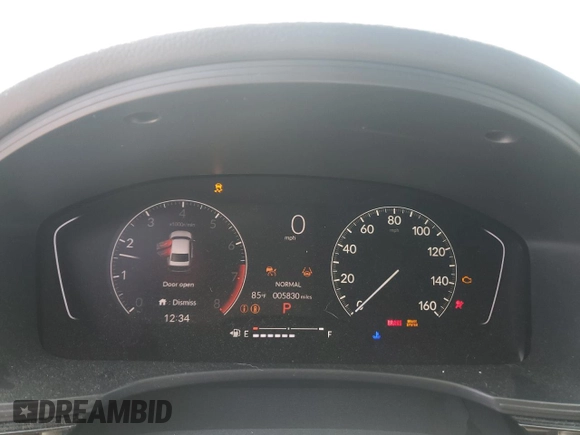 2025 Honda Civic Sport z VIN 2HGFE2F57SH522456, wystawiony jako Copart lot #54850685 z przebiegiem 5 830 mil mil oraz Szkoda całkowita • Salvage title. Historia ofert i sprzedaży dostępna na DreamBid. Obrazek 9.