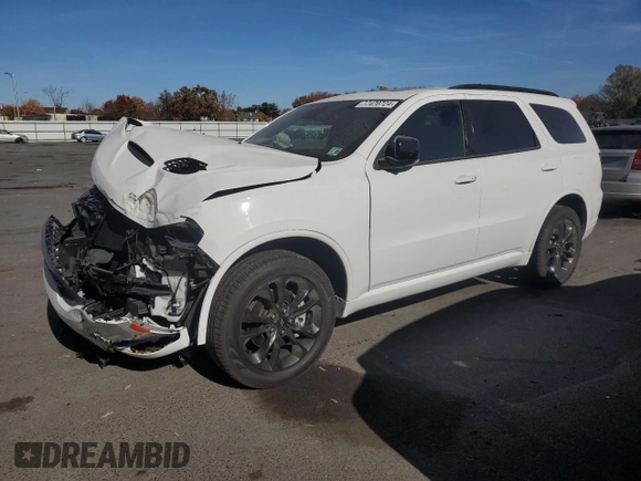 2024 Dodge Durango GT Plus z VIN 1C4RDJDG3RC126597, wystawiony jako Copart lot #77470724 z przebiegiem 3 169 mil mil oraz Szkoda całkowita • Salvage title. Historia ofert i sprzedaży dostępna na DreamBid. Obrazek 1.